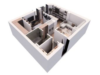 Apartament 2 camere, 67.04mp construiti, etajul 1-2