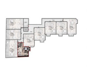 Apartament 2 camere, 69.32mp construiti, etajul 1-2
