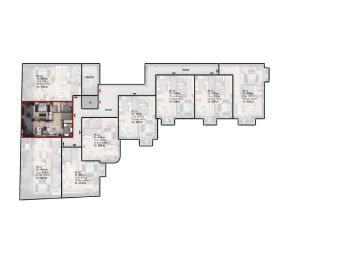 Apartament 2 camere, S.C. 78.82mp, etajul 1