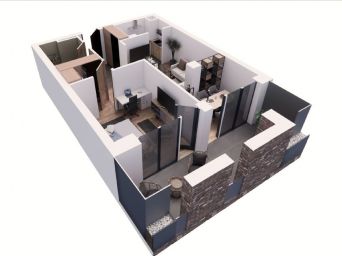 Apartament 2 camere, S.C. 78.82mp, etajul 1