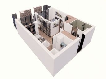 Apartament 2 camere, S.C. 78.82mp, etajul 1