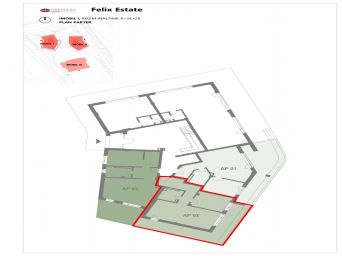 Corp A - 2 camere, parter, S.C. 69.33m.p. + 34.07m.p. terasa, Felix Estate